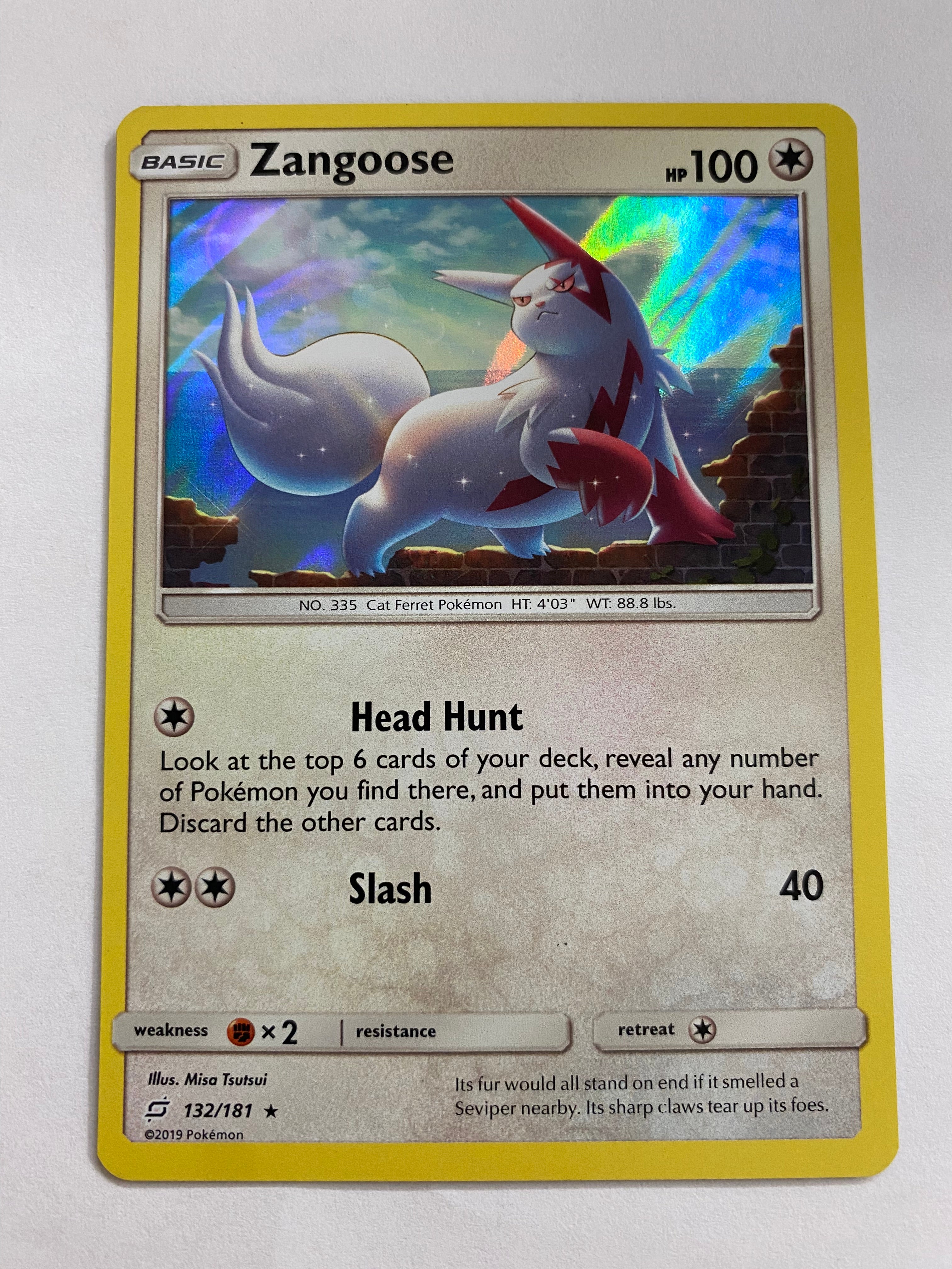 zangoose pokemon card Zangoose 132/181 Holo Rare Pokemon Card NM
