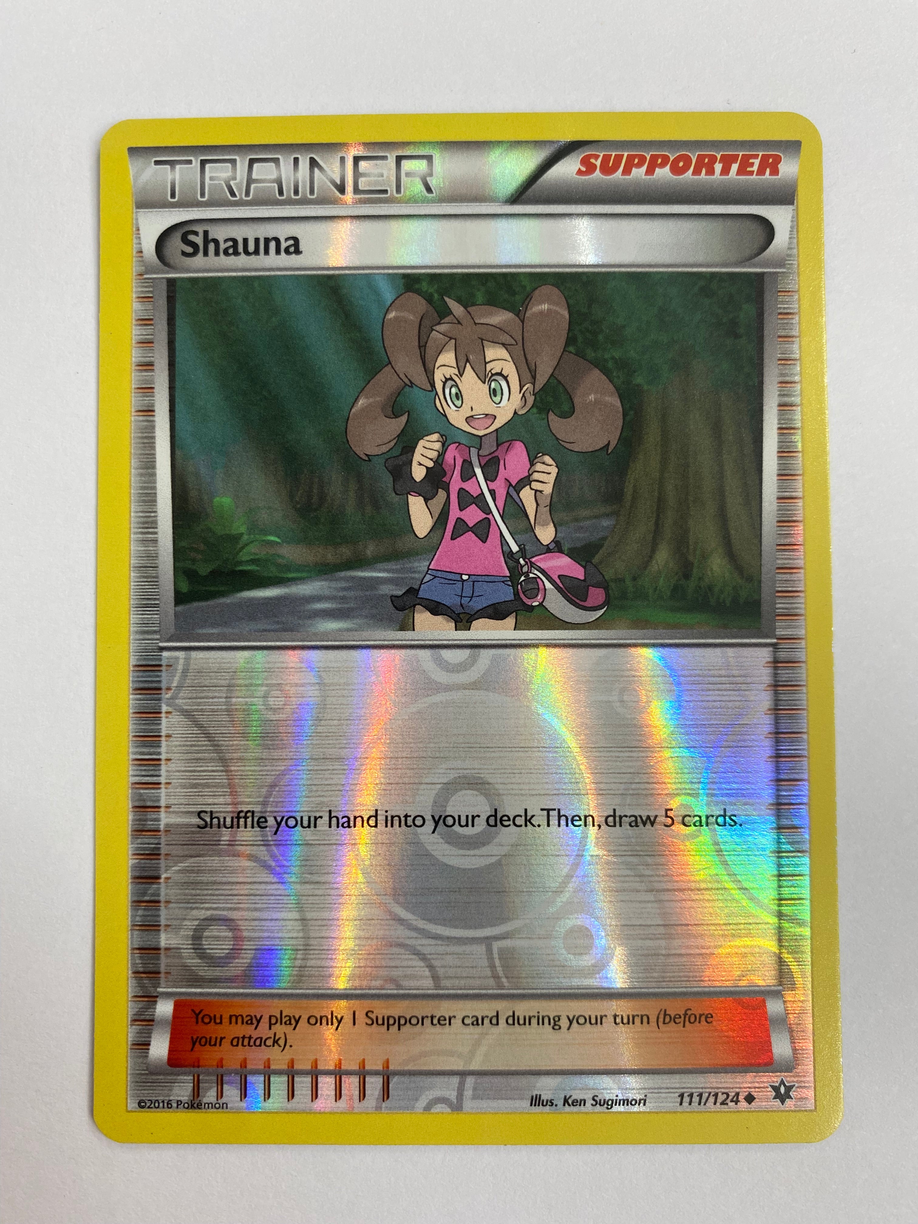 Shauna 111/124 Reverse Holo Pokemon Card Near Mint Shauna 111/124 Reverse Holo Pokemon Card Near Mint