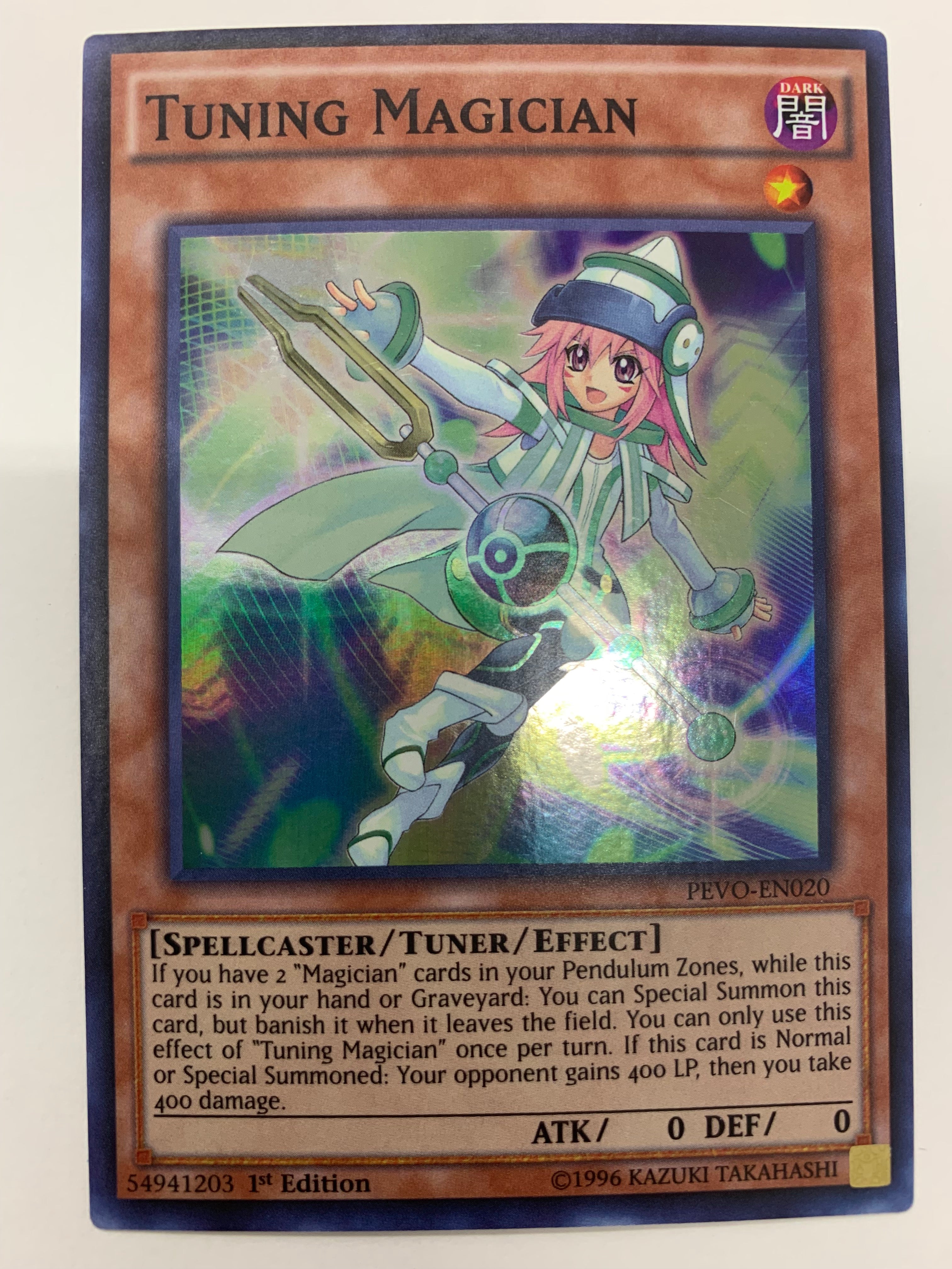 Tuning Magician PEVO-EN020 Super Rare 1st Edition Yugioh Card Near Min