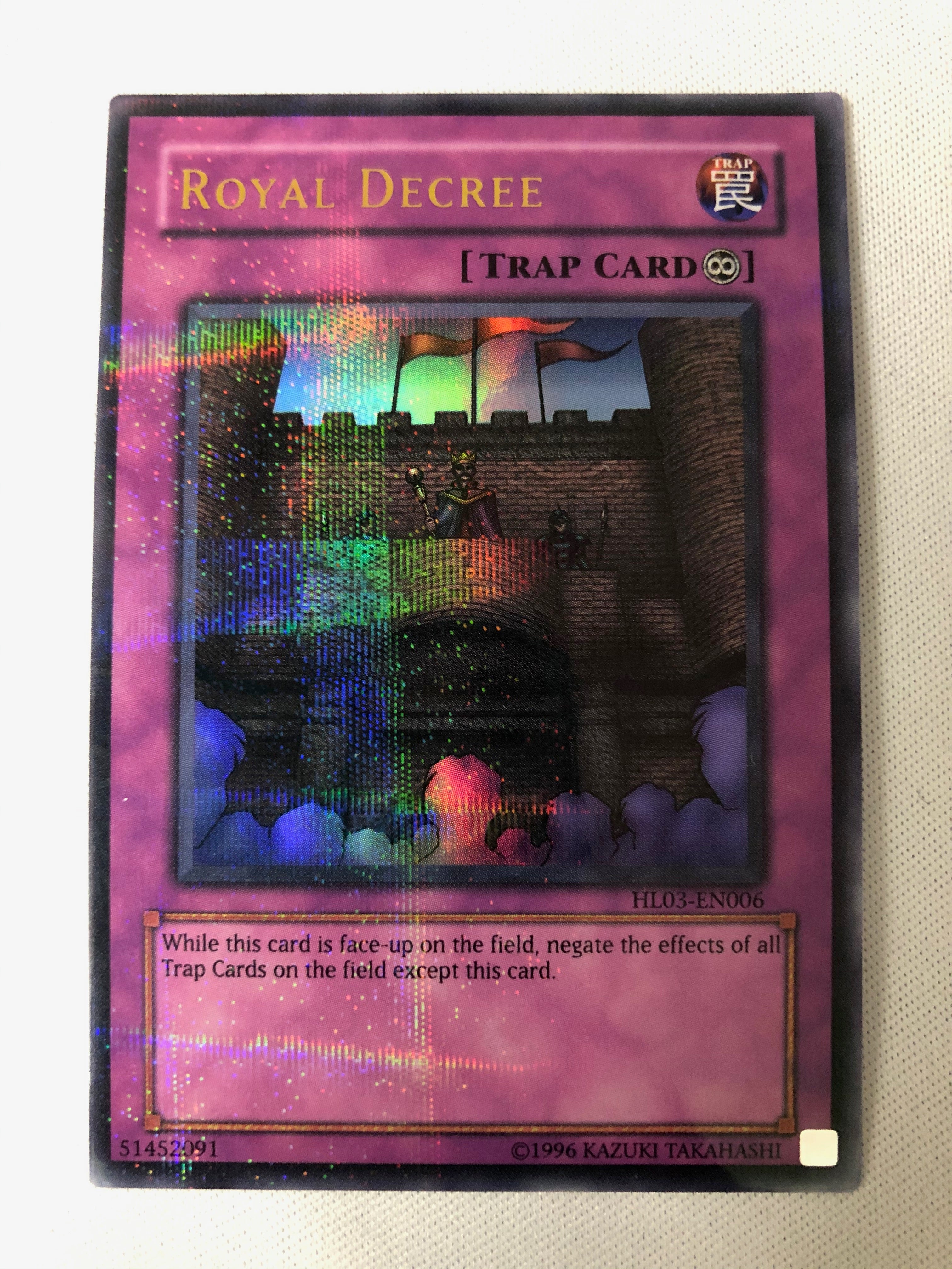 Yugioh Royal Decree HL03-EN006 Hobby League Ultra Rare Parallel Near M Yugioh Royal Decree HL03-EN006 Hobby League Ultra Rare Parallel Near M