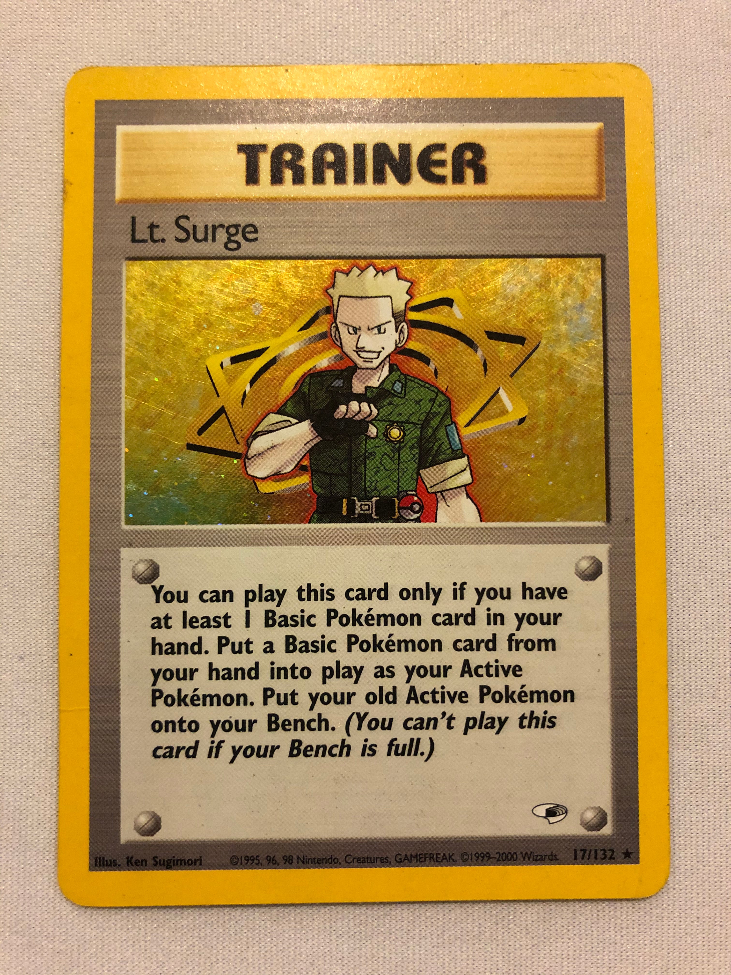 lt surge pokemon card value Single GYM HEROES (1st Edition) cementing its place as a must Lt. Surge's Deal SAR 090/063