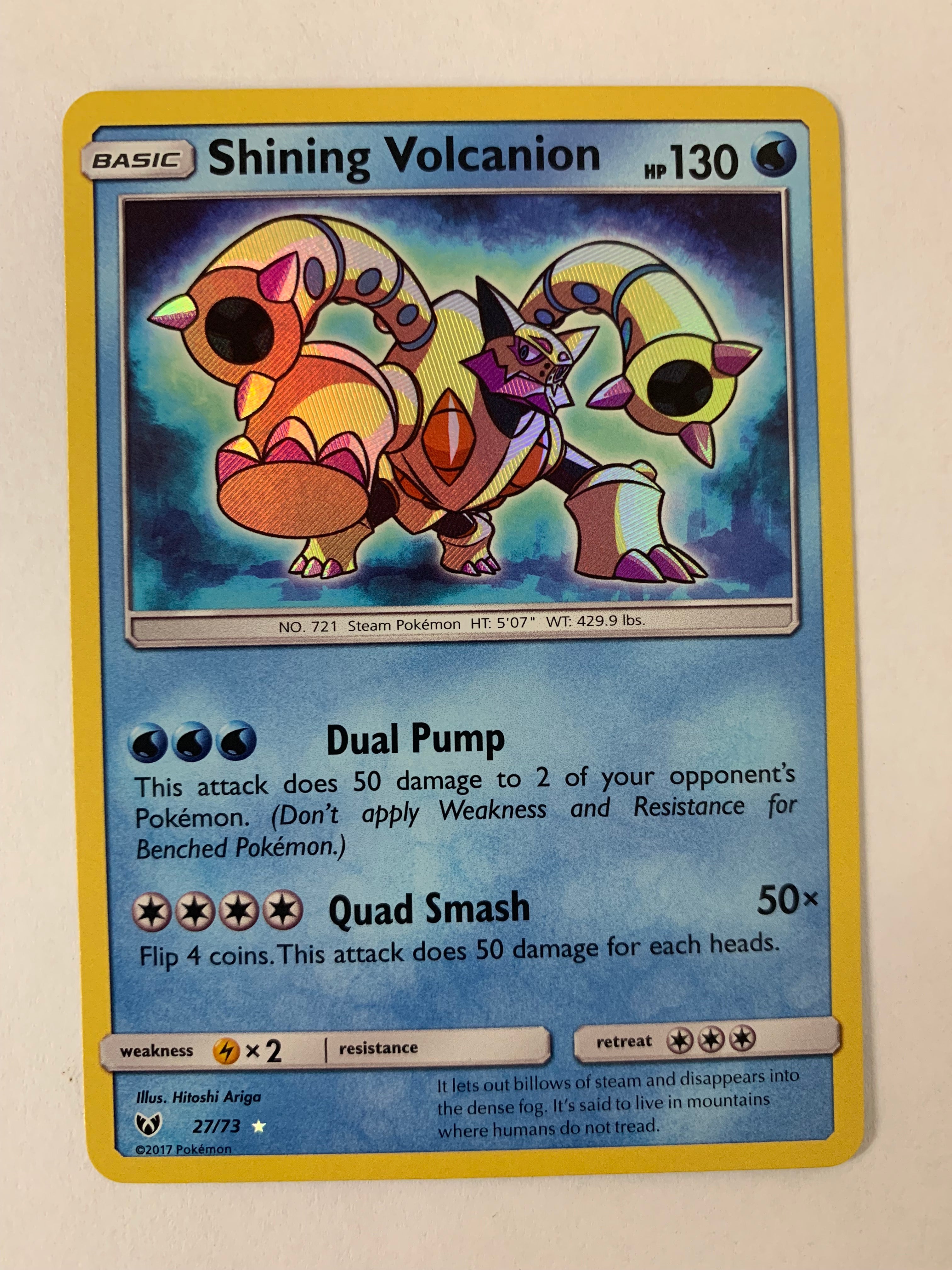 volcanion pokemon card price Amazon.com: Pokemon - Volcanion-EX (107/114) - XY Steam Siege main image 1