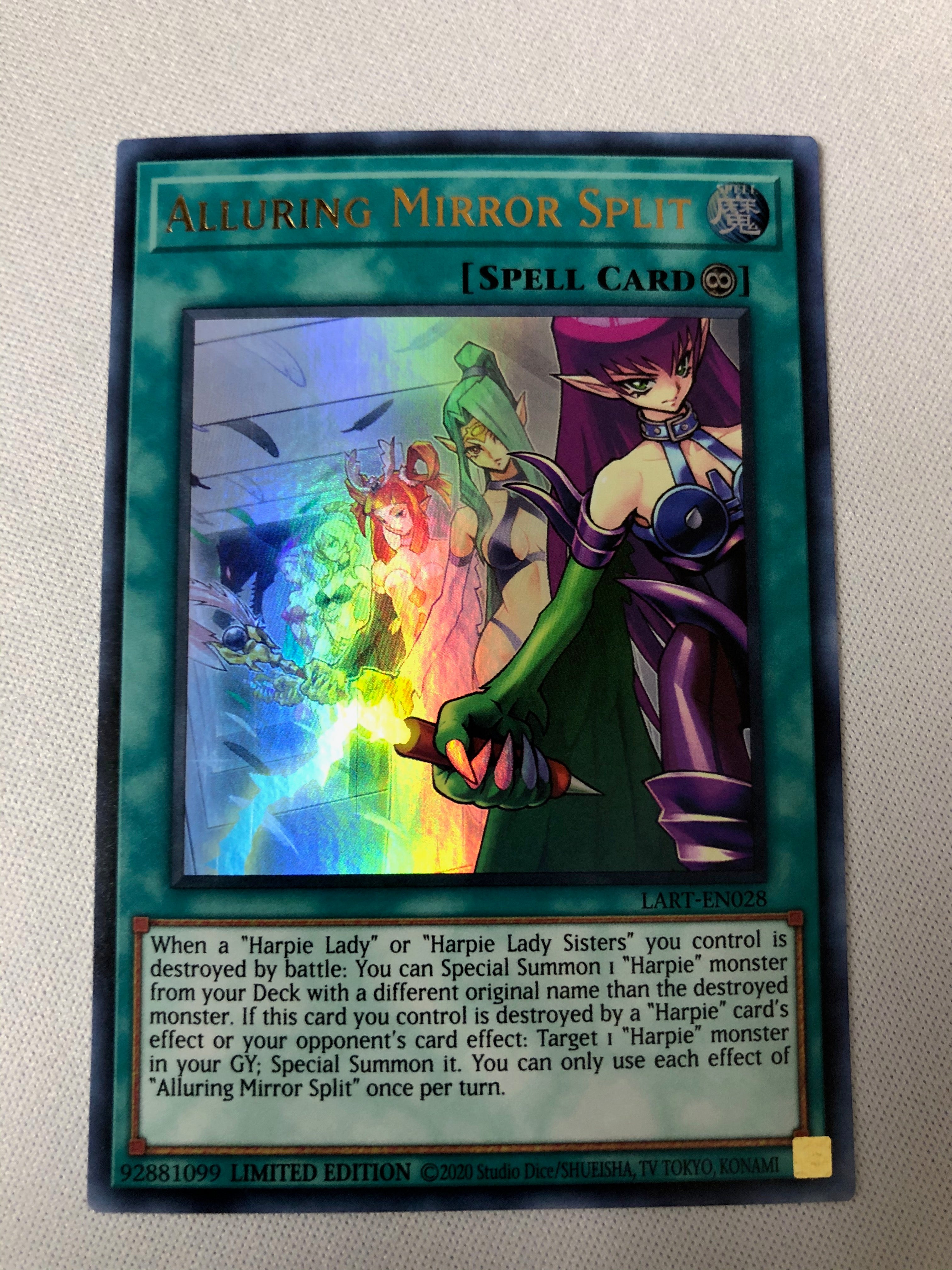 Yugioh Alluring Mirror Split LART-EN028 Ultra Rare Limited Edition Nea