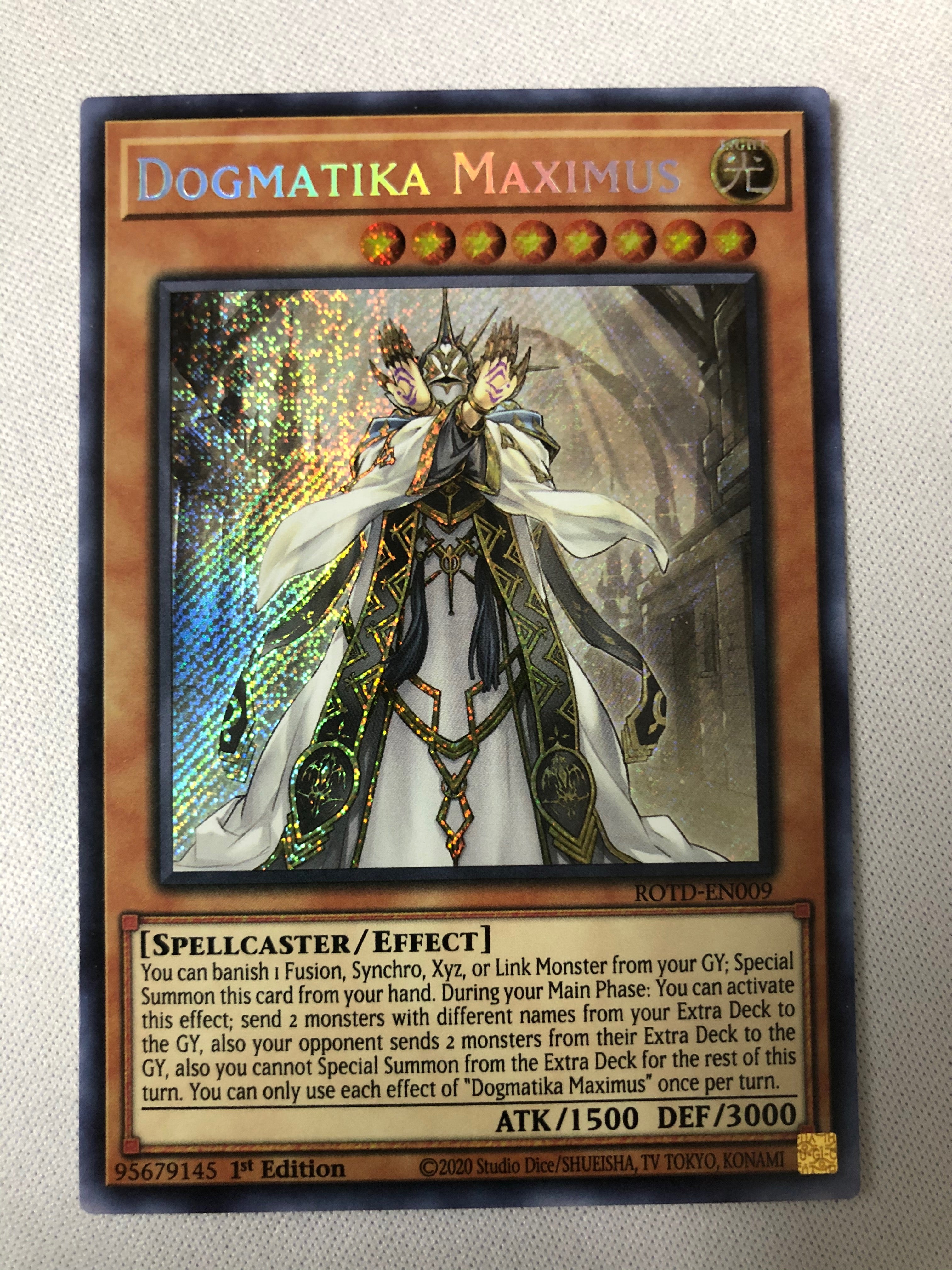 yugioh dogmatika cards Dogmatika Ecclesia, the Virtuous [OP18-EN001] Ultimate Rare – Dungeons &  Javas