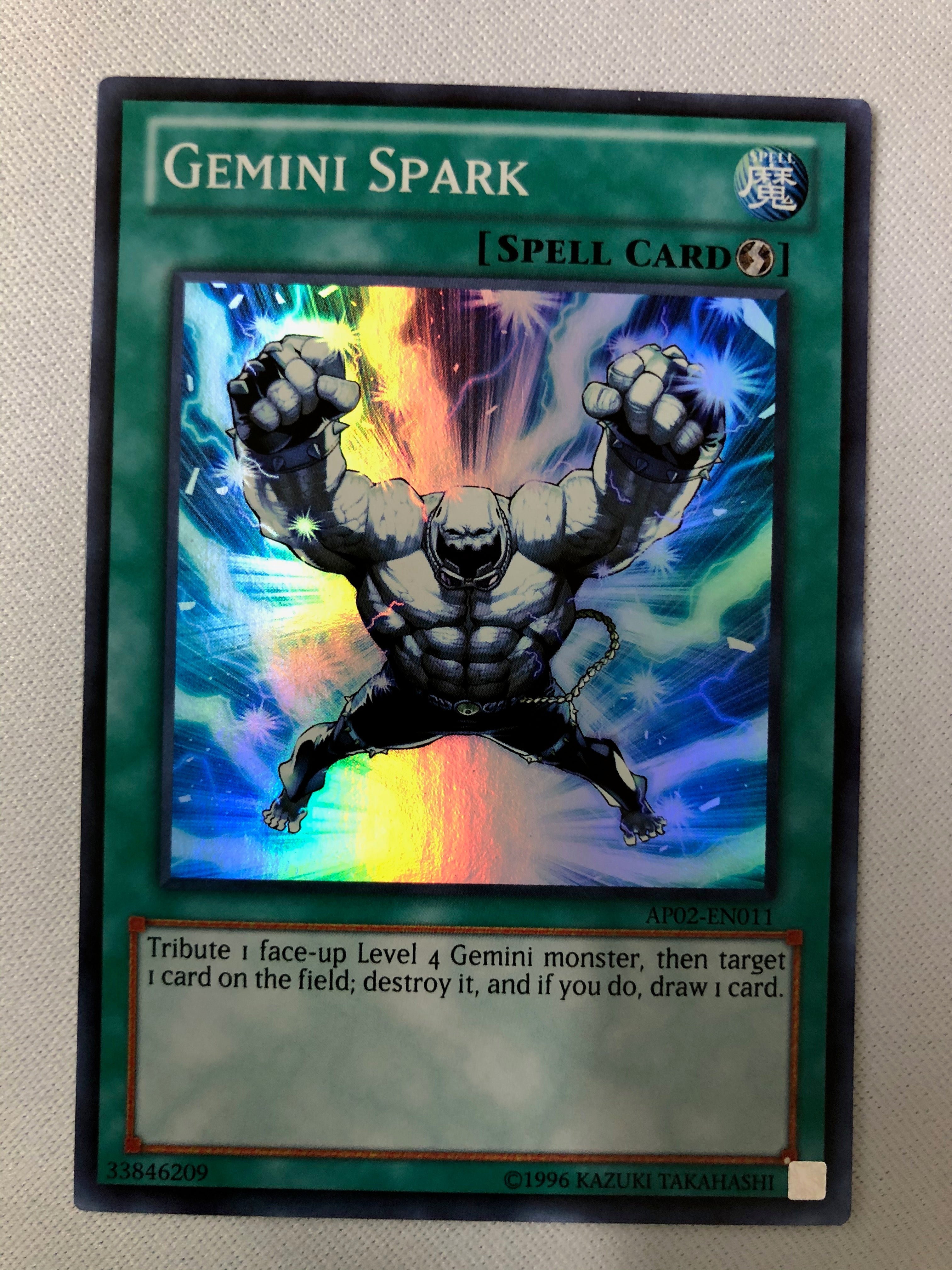 Yugioh Gemini Spark AP02-EN011 Super Rare Unlimited Edition NM Yugioh Gemini Spark AP02-EN011 Super Rare Unlimited Edition NM