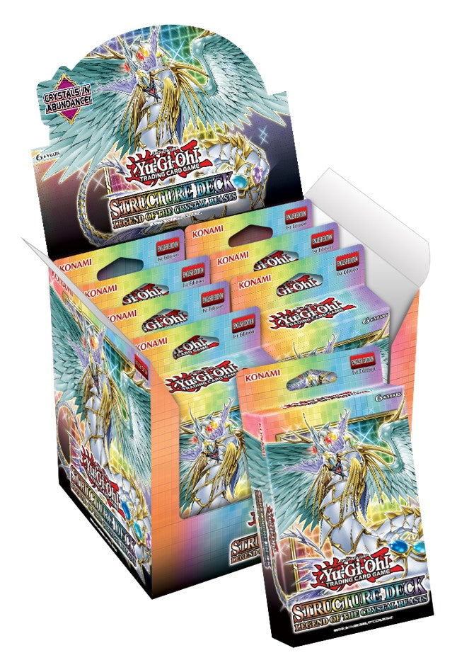 Yu-Gi-Oh! Structure Deck legend of the Crystal Beasts Display 8 Decks 9/30/2022