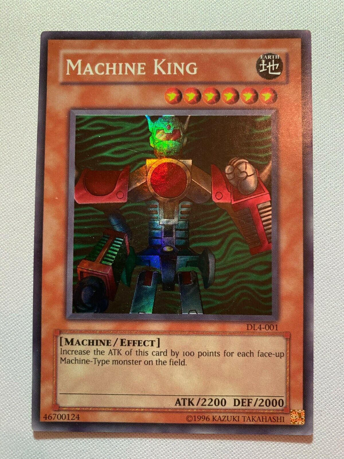 yugioh machine field card Yugioh Machine King DL4-001 Unlimited Super Rare Near Mint