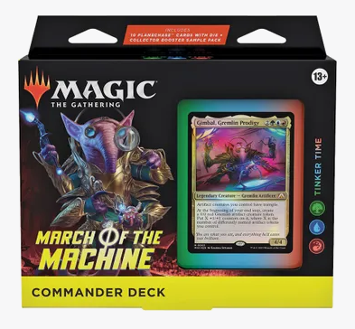 MTG March of the Machine Commander Deck - Tinker Time - Commander: March of the Machine 4/21/2023