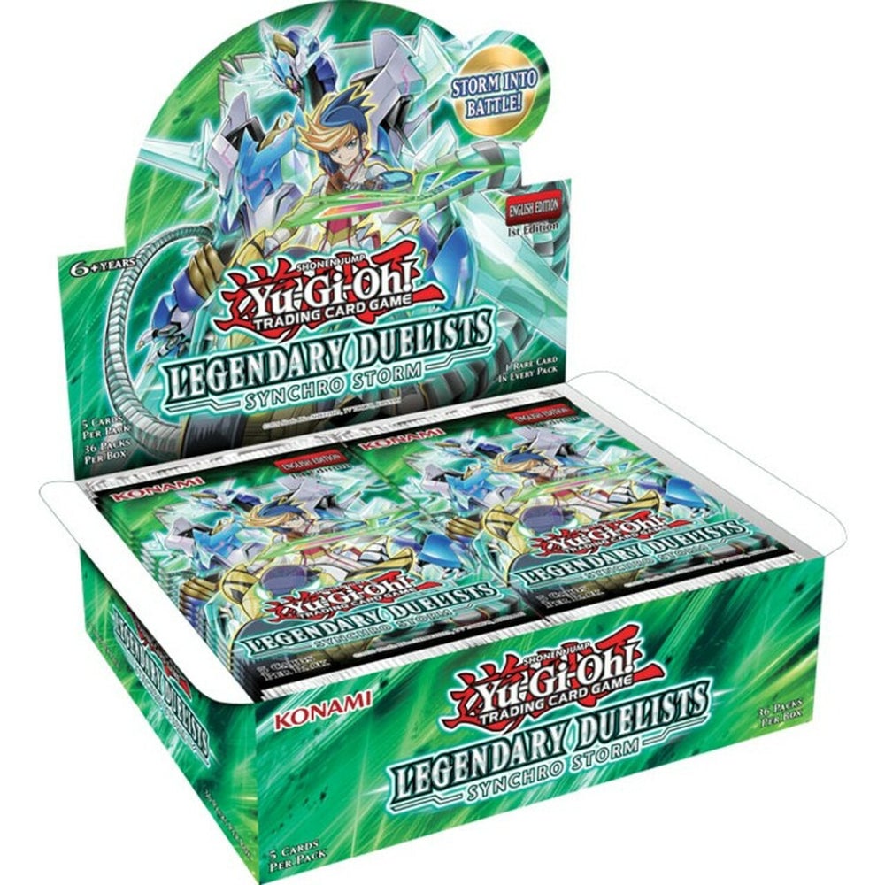 Yugioh Legendary Duelists Synchro Storm LED8 Case 12 Booster Boxes Bra