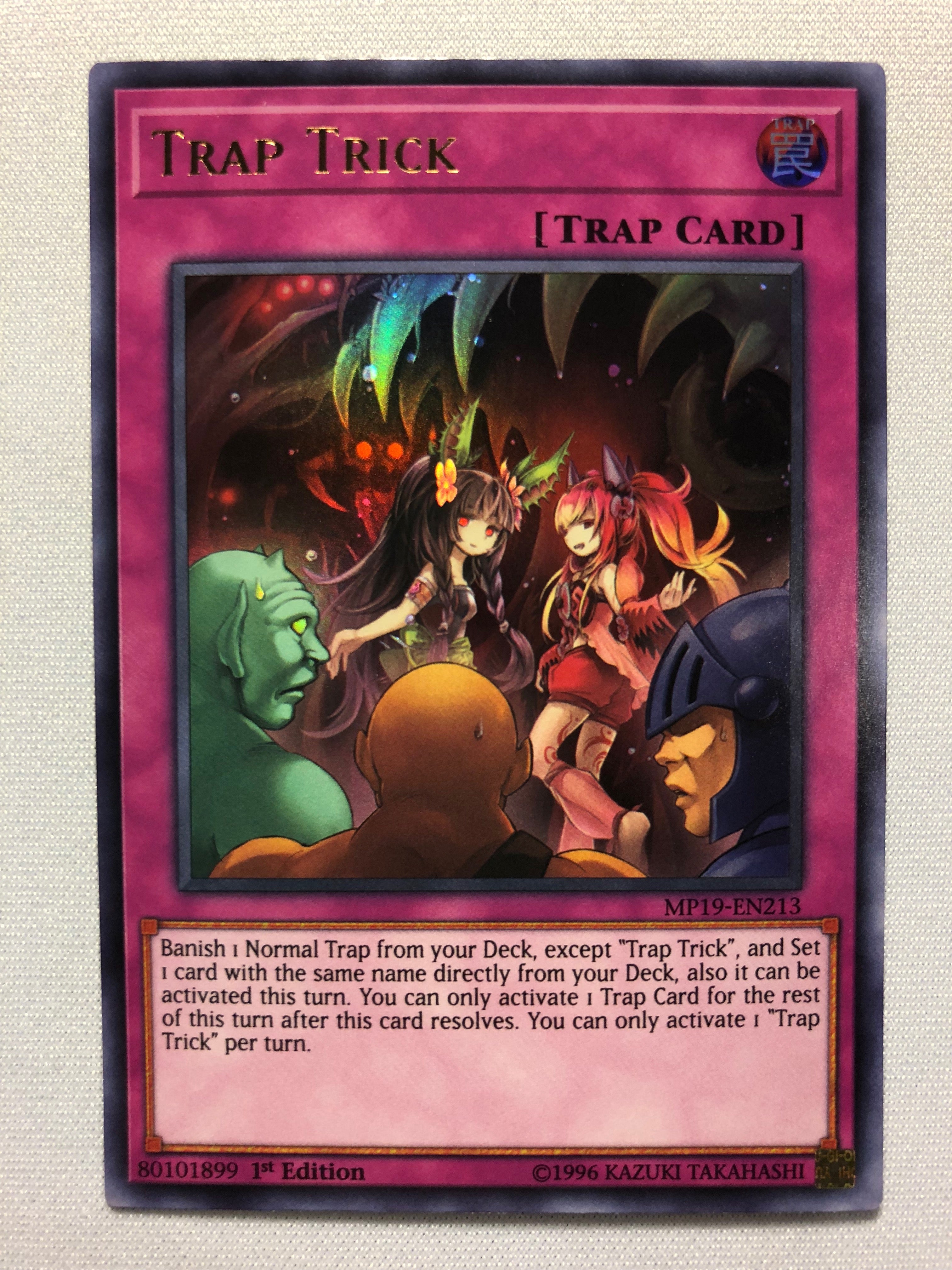 Yugioh Trap Trick MP19-EN213 Ultra Rare 1st Edition Near Mint Yugioh Trap Trick MP19-EN213 Ultra Rare 1st Edition Near Mint