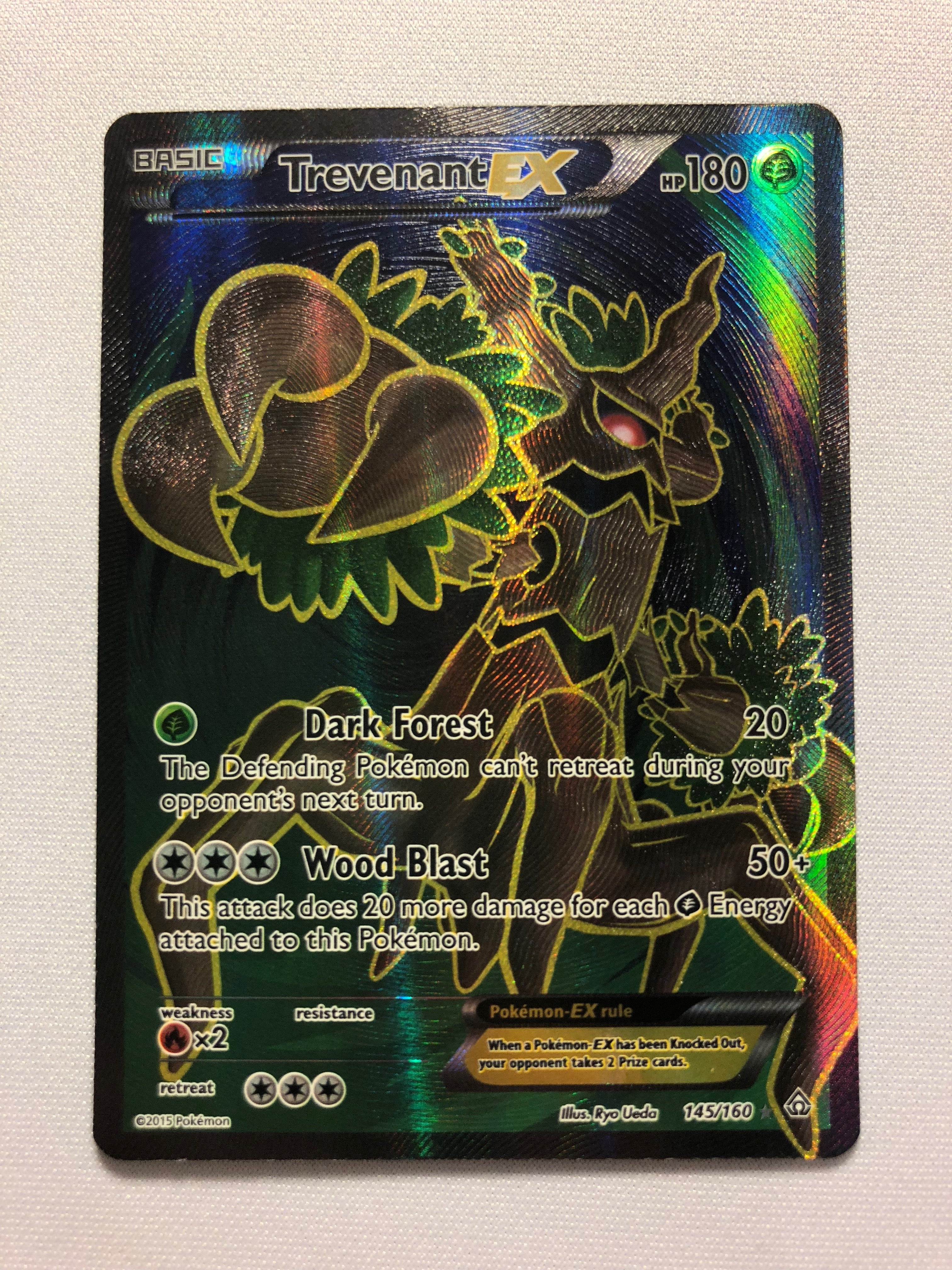 Trevenant EX 145/160 Full Art Ultra Rare XY Primal Clash Pokemon Card Trevenant EX 145/160 Full Art Ultra Rare XY Primal Clash Pokemon Card
