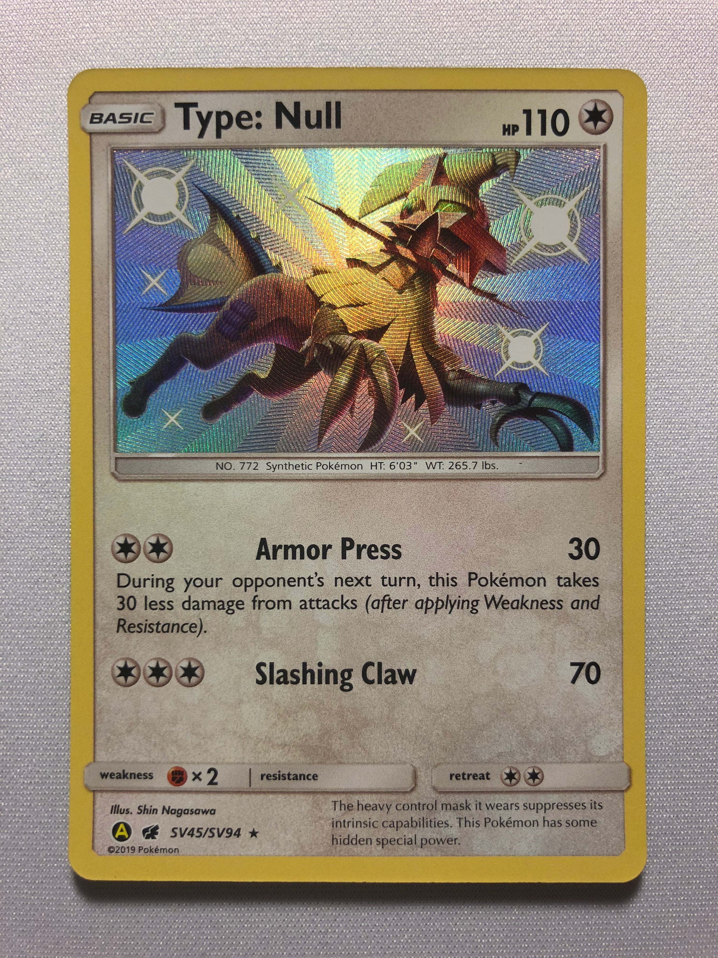 pokemon type null card Type: Null 89/111 Crimson Invasion Rare Holo Pokmon Card NEAR MINT