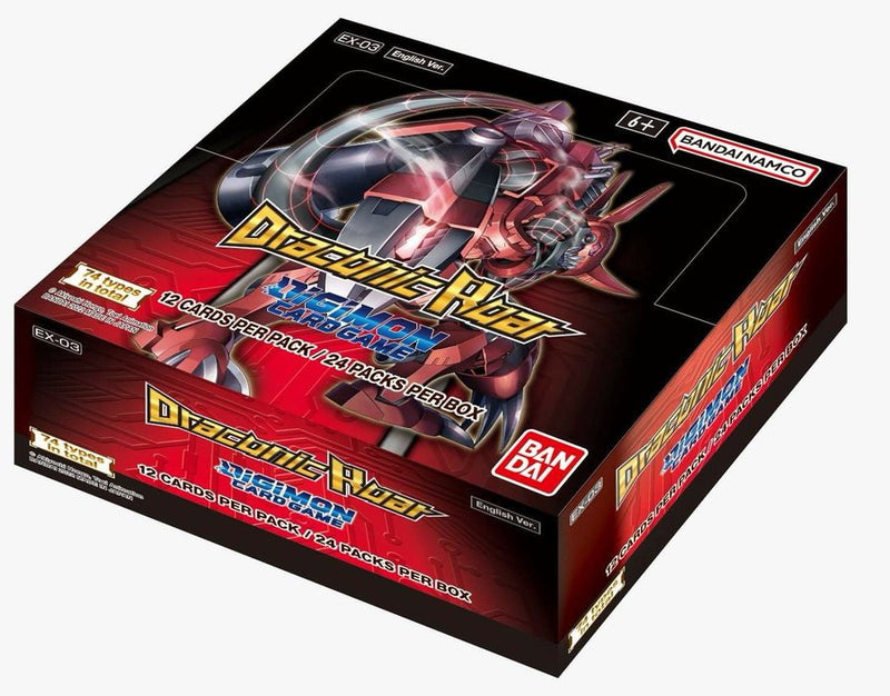 Digimon TCG EX3 Draconic Roar Booster Box CASE 12 Boxes 11/11/2022 Brand New