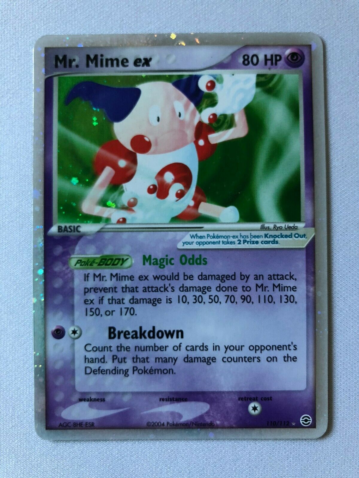 pokemon card mr mime Mr. ex 110/112 Holo Rare Near Mint Weakness / Resistance / Style:Growing Threat Pokémon Card Collections Pokémon: Hypno - 8/62 - CGC 8.5