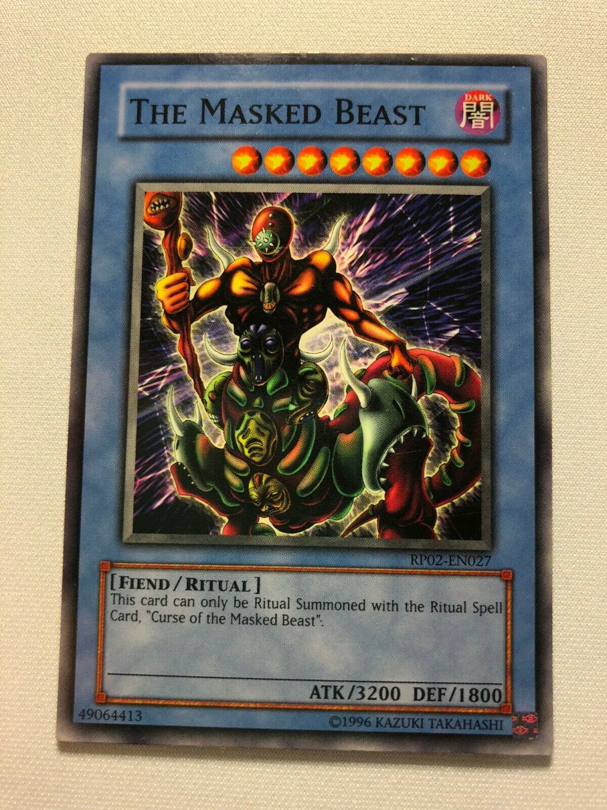 curse of the masked beast yugioh card Yugioh The Masked Beast RP02-EN027 Super Rare Near Mint