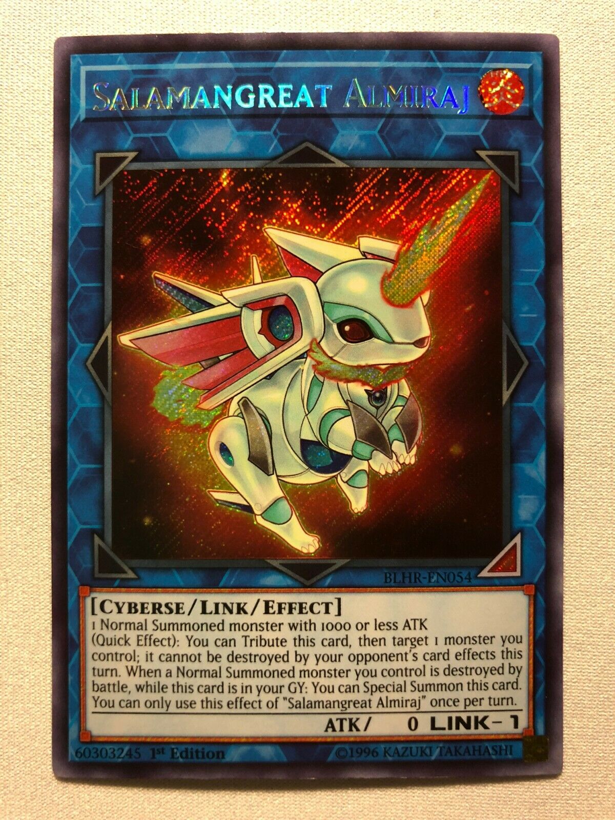 Yugioh Salamangreat Almiraj BLHR-EN054 Secret Rare 1st Edition Near Mi
