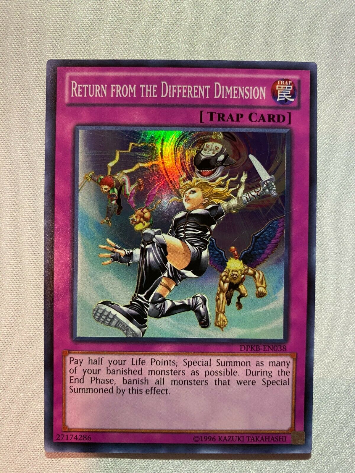 Yugioh Return from the Different Dimension - DPKB-EN038 Super Rare Unl Yugioh Return from the Different Dimension - DPKB-EN038 Super Rare Unl