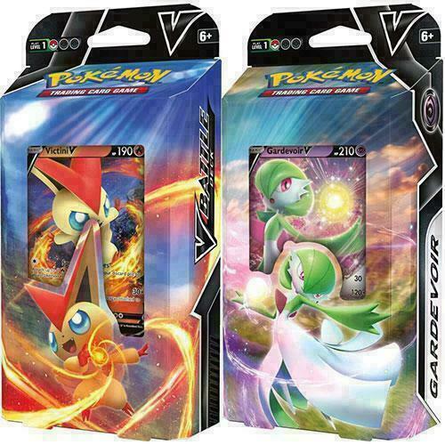 Pokemon TCG Victini V Battle Deck & Gardevoir V Battle Deck Set of 2 S