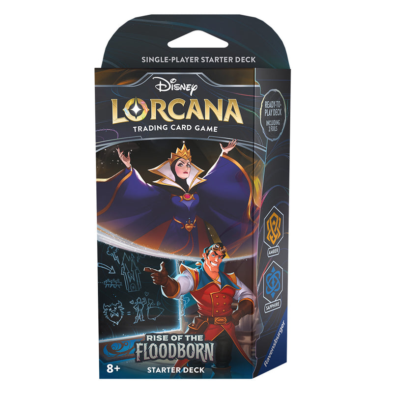 Disney Lorcana: Rise of the Floodborn Starter Deck (Amber & Sapphire)