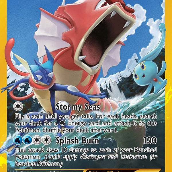 Gyarados EX 123/122 Secret Rare XY Breakpoint Full Art Pokemon Card Ne
