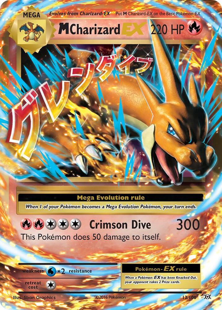 M Charizard EX - XY - Evolutions (EVO) (LP)