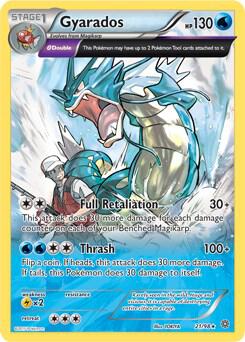 Gyarados 21/98 XY Ancient Origins Holo Rare Pokemon Card Near Mint