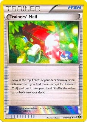 Trainers' Mail - 92a/108 (Holo) - Alternate Art Promos (PR)