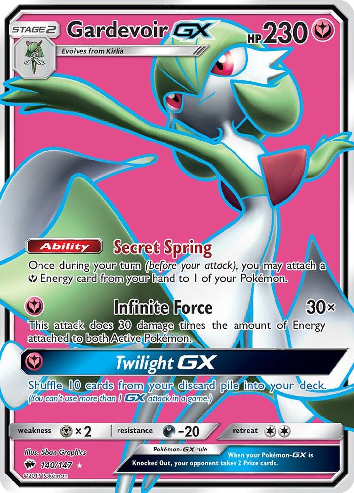 Gardevoir GX (Full Art) - SM - Burning Shadows (SM03)