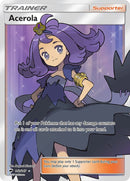 Acerola 142/147 Full Art Trainer Holo Rare Burning Shadows Pokemon Card Near Mint