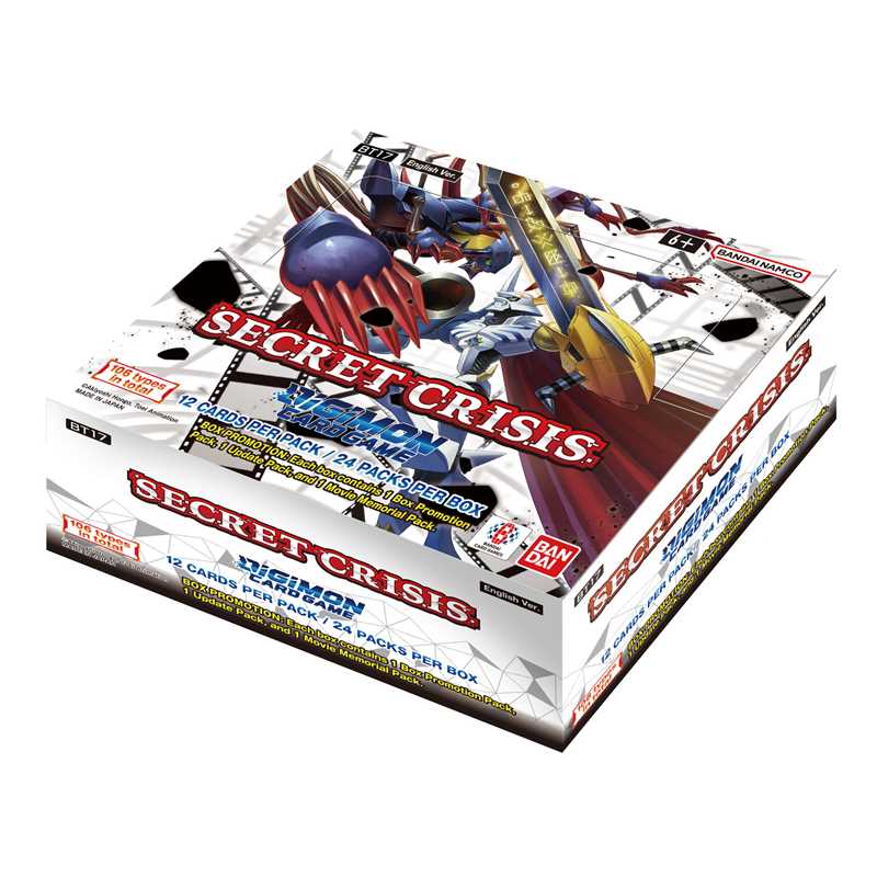Digimon Card Game BT17 Secret Crisis Booster Box