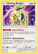 Shining Arceus 57/73 Shining Legends Shiny Holo Near Mint