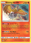 Shining Ho-Oh SM70 Holo Rare Black Star Promo Pokemon Card Near Mint
