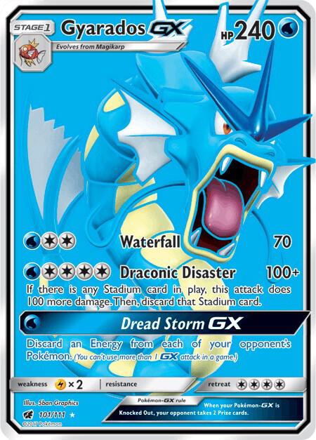 Gyarados GX (Full Art) - SM - Crimson Invasion (SM04)