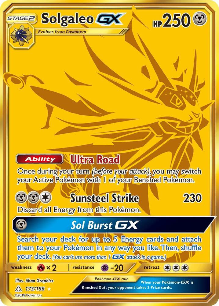 Solgaleo GX (Secret Rare) - SM - Ultra Prism (SM05)