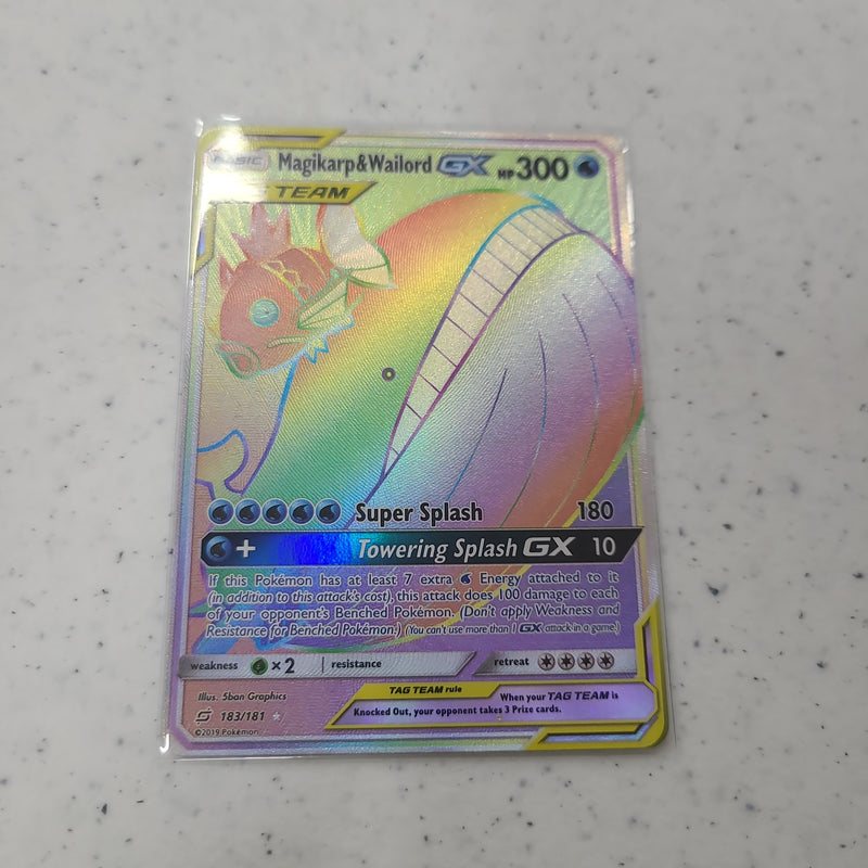 Magikarp & Wailord GX (Secret) - SM - Team Up (SM9) 183/181