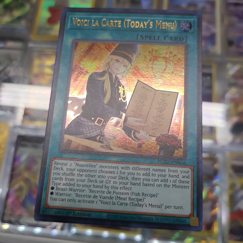 Voici la Carte (Today's Menu) - Wild Survivors WISU-EN036