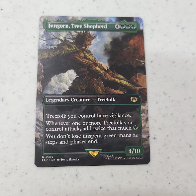 Fangorn, Tree Shepherd (Borderless) - Universes Beyond: The Lord of the Rings: Tales of Middle-earth (LTR)