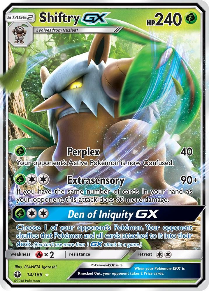 Shiftry GX - SM - Celestial Storm (CES)