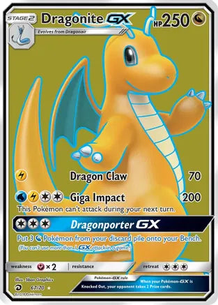 Dragonite GX (Full Art) - Dragon Majesty (DRM)