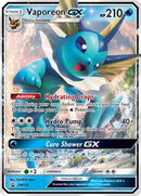 Vaporeon GX SM172 Holo Ultra Rare Black Star Promo Pokemon Card Near Mint