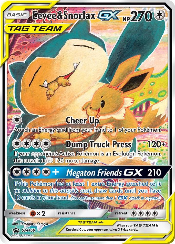 Eevee & Snorlax GX - SM169 - SM Promos (SMP)SM169
