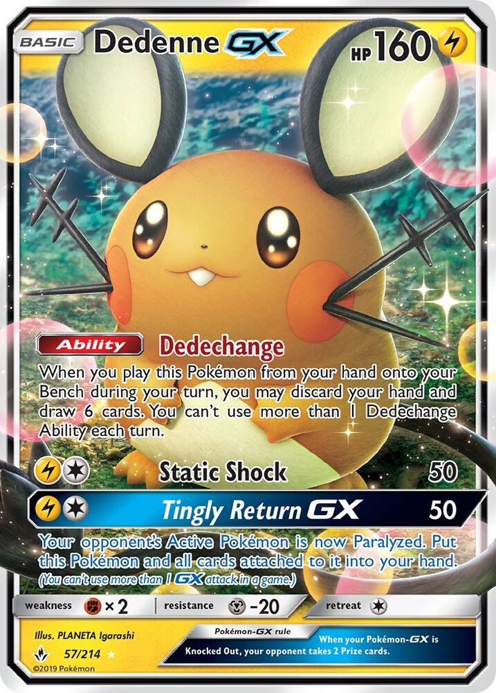 Dedenne GX - SM - Unbroken Bonds (SM10)
