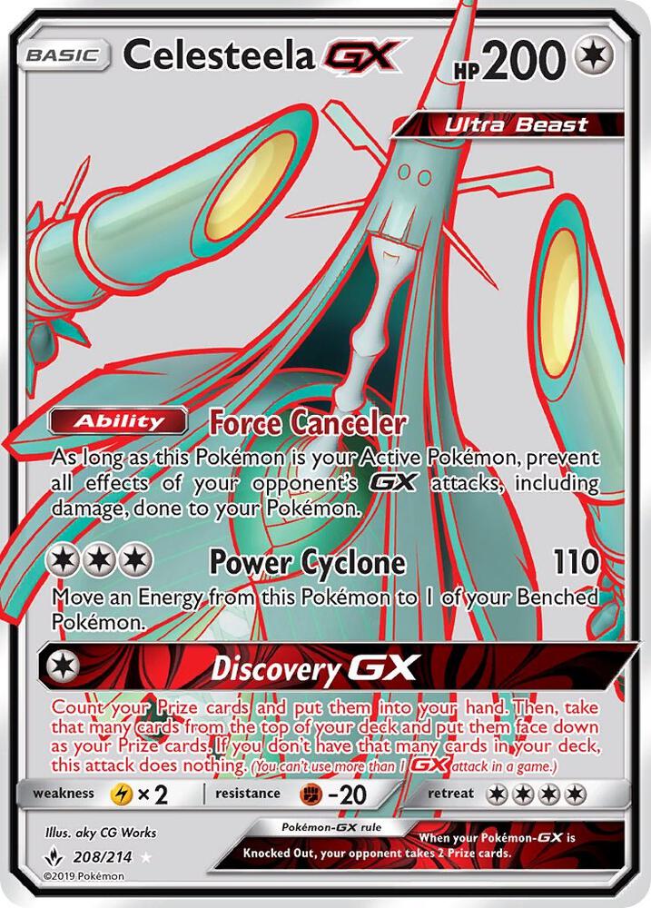 Celesteela GX (Full Art) - SM - Unbroken Bonds (SM10)