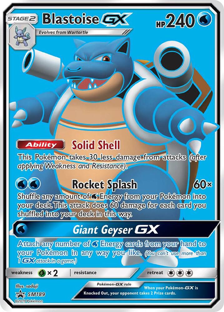 Blastoise GX - SM189 - SM Promos (SMP)