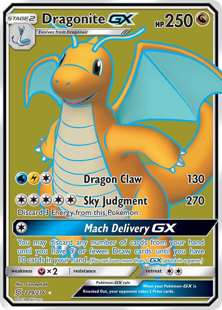 Dragonite GX (Full Art) - SM - Unified Minds (SM11)