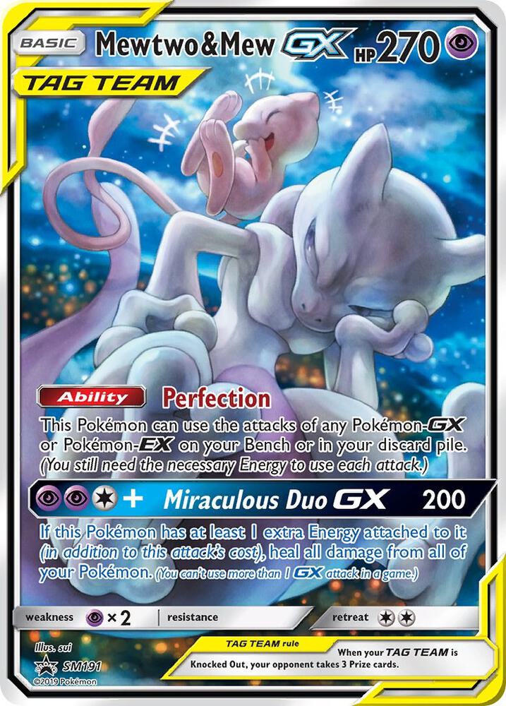 Mewtwo & Mew GX - SM191 - SM Promos (SMP) SM191