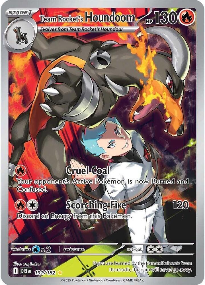 Team Rocket's Houndoom - 191/182 - SV10: Destined Rivals (DRI)