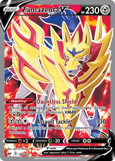 Zamazenta V (Full Art) - SWSH01: Sword & Shield Base Set (SWSH01)