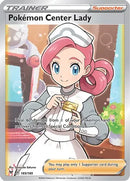 Pokemon Center Lady 185/185 Vivid Voltage Full Art Ultra Pokemon Card Near Mint