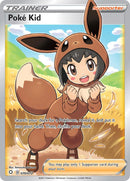 Poke Kid 070/072 Trainer Full Art Shining Fates Holo Rare Pokemon Card Near Mint